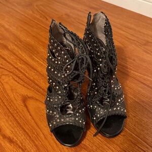 Sam Edelman Rhinestone Sandals, Sz 5